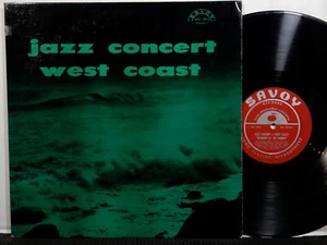 JAZZ CONCERT WEST COAST DEXTER GORDON WARDELL GRAY LP SAVOY MG MONO DG RVG 1955 - Picture 1 of 2