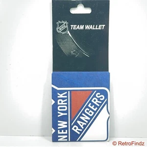 NHL Little Earth Super Wally Paper Wallet New York Rangers Lightweight Bi-Fold - Picture 1 of 5