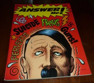 ANSWER ME LOT #3 AND #4 MAGAZINES RARE 1993 JIM & DEBBIE GOAD - Picture 1 of 2