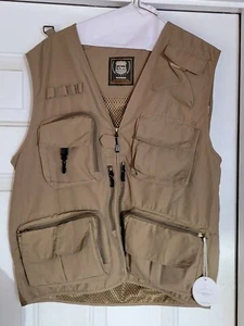 * NEW WITH TAGS * FLY FISHING STREAM VEST * OUTDOOR VEST * SIZE MEN'S MEDIUM M - Picture 1 of 7