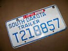 South Dakota Trailer 1992 license plate  #  T218857