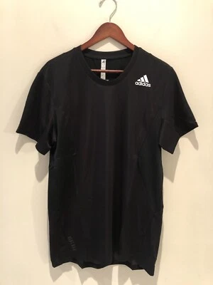 Adidas Heat.Rdy Training TRG Tee Shirt Black Size Large New With Tags GL7305 - Image 1 of 4