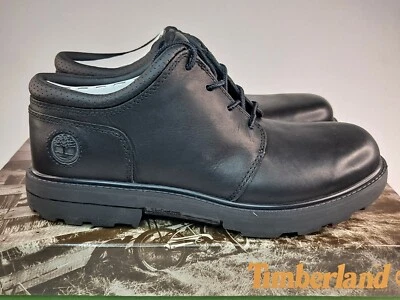 Timberland Juniors RGD ST II Zapatos de Vestir de Cuero Negro Niños 31900 NUEVO Para Mujer Foto 1 de 4