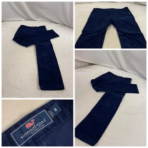 Vineyard Vines Pants Youth Sz 8 Blue Cotton Stretch Straight YGI P2-129 - Picture 1 of 12