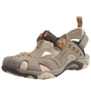 Merrell Siren Ginger Shoes Sport Sandals Womens 9 Grey Leather Hiking Vibram