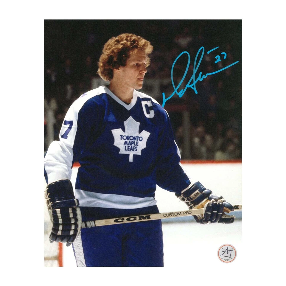 Foto autografiada por Darryl Sittler Toronto Maple Leafs retrato 8x10 Foto 1 de 1