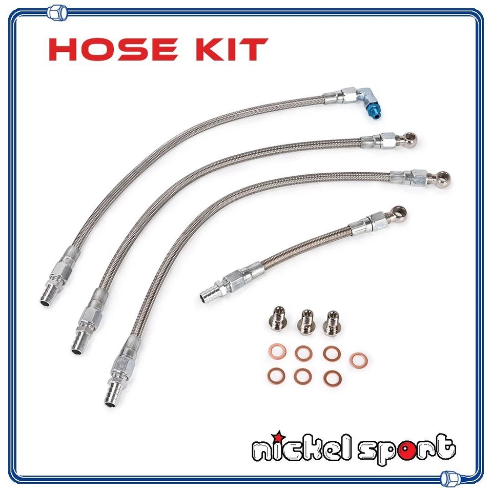 Kit de línea de refrigerante de agua turbo 6AN para Dodge Stealth GTO 6G72T Twin TD04 TD04L Foto 1 de 1