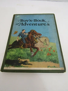 VINTAGE # 179 BOYS BOOK OF ADVENTURES M.A. DONOHUE & CO. - Picture 1 of 3
