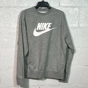 Nike Sportswear Club Fleece Men's Graphic Crew Gray XS - Bild 1 von 7