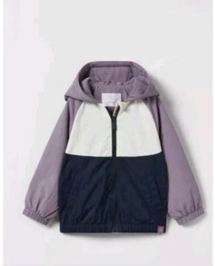KIDS / ZARA COLOR BLOCK NYLON WIND BREAKER JACKET SIZE 3-4 YEARS - Picture 1 of 6