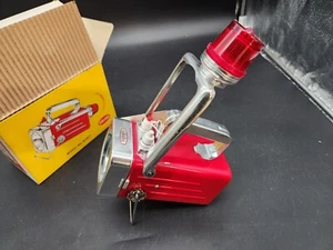 Vintage MEYER NOS NIB Motorist's Beacon Red Flasher Adjustable Chrome Hong Kong - Picture 1 of 20