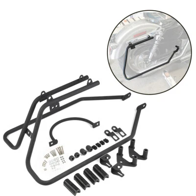 Hard Saddlebag Conversion Brackets mount Kit For 04-14 Harley Davidson Sportster - Image 1 of 4
