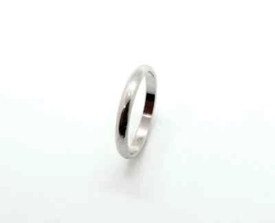 FERMA ANELLO IN ARGENTO 925 RODIATO IN ORO BIANCO 18KT - Immagine 1 di 2