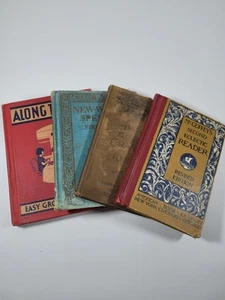 Vintage Early Reading Books McGuffey's Reader Spelling Grammar Along The Way - Imagen 1 de 16