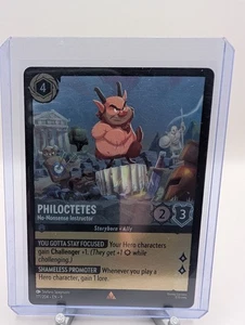 Disney Lorcana TCG - Philoctetes - No-Nonsense Instructor 171/204 - Fabled Foil - Picture 1 of 2