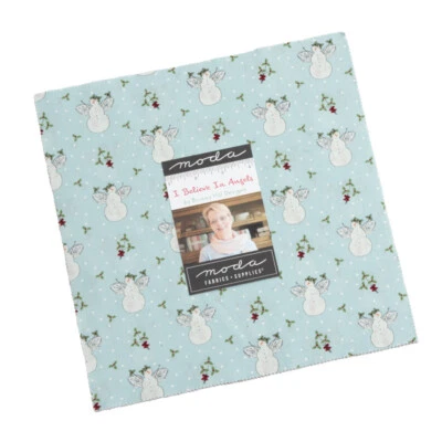 Moda Quilting Patchwork I Believe in Angels Layer Cake 10 Inch Fabrics - Image 1 of 3