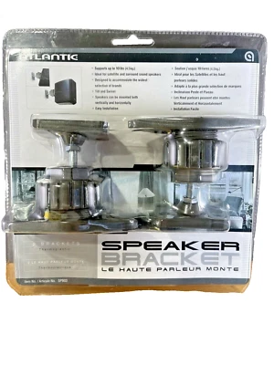 NEW SEALED Atlantic SPB03 Speaker Bracket - Set of 2  - Image 1 of 4