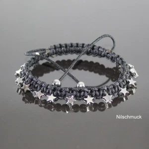 Damen Fußkette Fußband mit Silber Metall Sternen verstellbar für Frauen - Bild 1 von 1