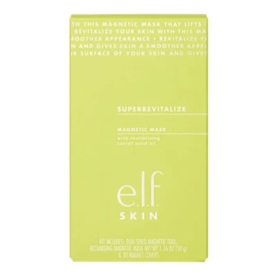 E.L.F. Máscara facial magnética Skin Super Revitalize com óleo de semente de cenoura revitalizante - Imagem 1 de 3