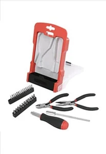 RealSpace 31-Piece PRECISION TOOL SET, Black/Red - Picture 1 of 2