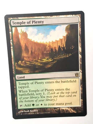 MTG Temple of Plenty NM Born of the Gods Rare English - Image 1 of 2