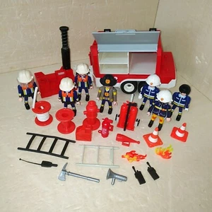 PLAYMOBIL - Lote Bomberos XXL Remolque Bomba Agua Manguera Extintor Oxigeno - Imagen 1 de 7