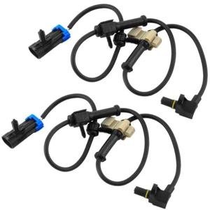 2pcs Front Wheel Speed Sensor For Chevy Silverado Avalanche Sierra Hummer H2 IT. - Bild 1 von 4