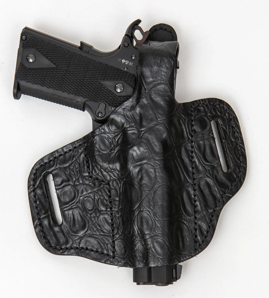 On Duty Conceal RH LH OWB Leather Gun Holster For Colt Defender - Image 1 of 4