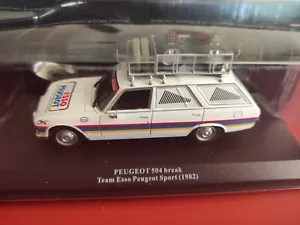 ASISTENCIA 1/43 ALTAYA , PEUGEOT 504 BREAK TEAM ESSO PEUGEOT SPORT (1982). - Imagen 1 de 3