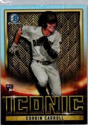 2023 Bowman Chrome #BI-18 Corbin Carroll Bowman Iconic - Image 1 of 2