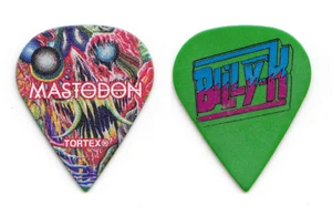 Mastodon Bill Keliher Signature Green Guitar Pick - 2015 Tour - Picture 1 of 1
