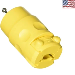 Commercial Grade NEMA 5-15R Straight Blade Connector, 15A, Yellow – Pack of 1 - Bild 1 von 4