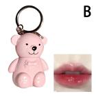 Cute Bear Keychain Lip Mud Lipstick Waterproof Long Lastin J2b0