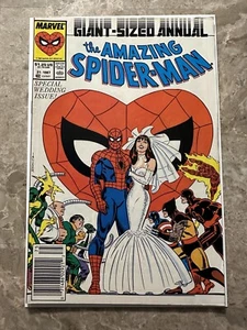 Amazing Spider-Man Annual #21 Newsstand FN+ (1987 Marvel Comics) - Picture 1 of 22