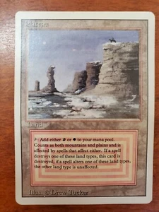 Magic MTG Revised Plateau NM - Picture 1 of 2
