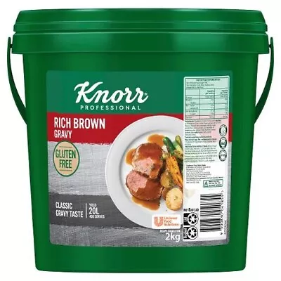 Knorr Rich Brown Gravy Mix Gluten-free  2kg • 43.99$