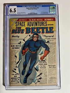 SPACE ADVENTURES #13 EL ESCARABAJO AZUL CHARLTON EDAD DE ORO 1954 CGC ¡CALIFICADO 6,5! - Imagen 1 de 2