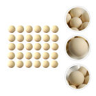  60 PCS Unfinished DIY Wooden Balls Beads for Crafts Natural