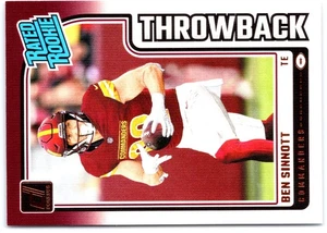 Ben Sinnott Donruss sports #15 Football Washington Commanders - Picture 1 of 2