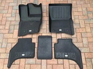 Land Rover Defender L663 110 OEM Front & Rear Rubber Mats LHD ORIGINAL VPLES0552 - Picture 1 of 6