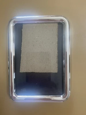 Silver Tone 5-1/2” X 4” Free Standing Photo Frame - Image 1 of 2