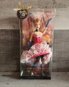 Vintage 2008 Barbie France Dolls of the World Pink Label #N4972 50th Anniversary - Bild 1 von 7