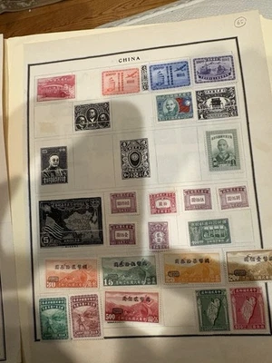 Colección China 1888-1949 Sun Yat-sen, correos aéreos, recargos, cuotas, Manchukuo Foto 1 de 4