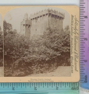Irland Blarney Castle Biege Underwood Stereoansicht - Bild 1 von 2