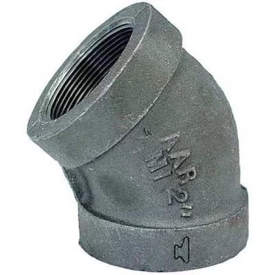 Anvil 0310510607 45 Degree Elbow 45 Degree Elbow, 1/2" Pipe, Fnpt, Malleable - Image 1 of 2