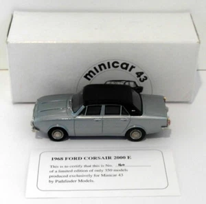 Pathfinder Minicar 43 1/43 Scale MIN4 - 1968 Ford Corsair 2000E 1 Of 350 Blue - Picture 1 of 5