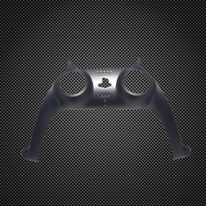 OEM Original Black PS5 Dualsense Custom Front Plastic Trim Replacement - Picture 1 of 1