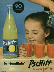 Publicité ancienne Pschitt 1957 la familiale Chevalier issue magazine - Imagen 1 de 1