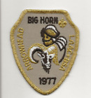 ARROWHEAD PATCH / LAKE * LAAC / 1977 CAMP BIG HORN - Boy Scout BSA B4