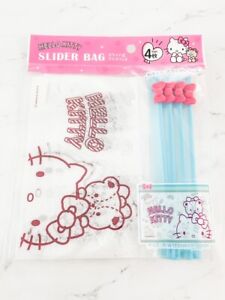 Hello Kitty Slider Bags NEW 4 each